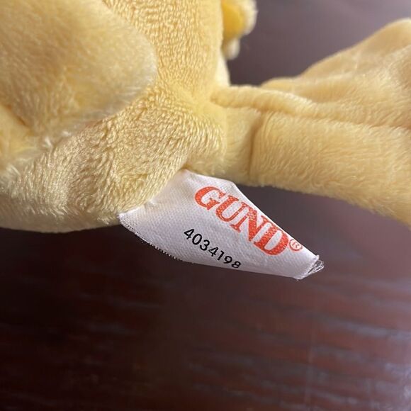 Gund 4034198 Sitting Yellow & Orange Duck 6" Easter Stuff Animal Plush Excellent - Picture 7 of 8